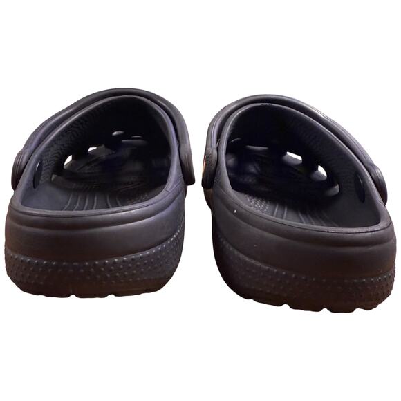 CROCS Size J5 Black Clogs Jibbitz Disney Mickey Goofy Marvel Guardian Galaxy - Picture 7 of 16